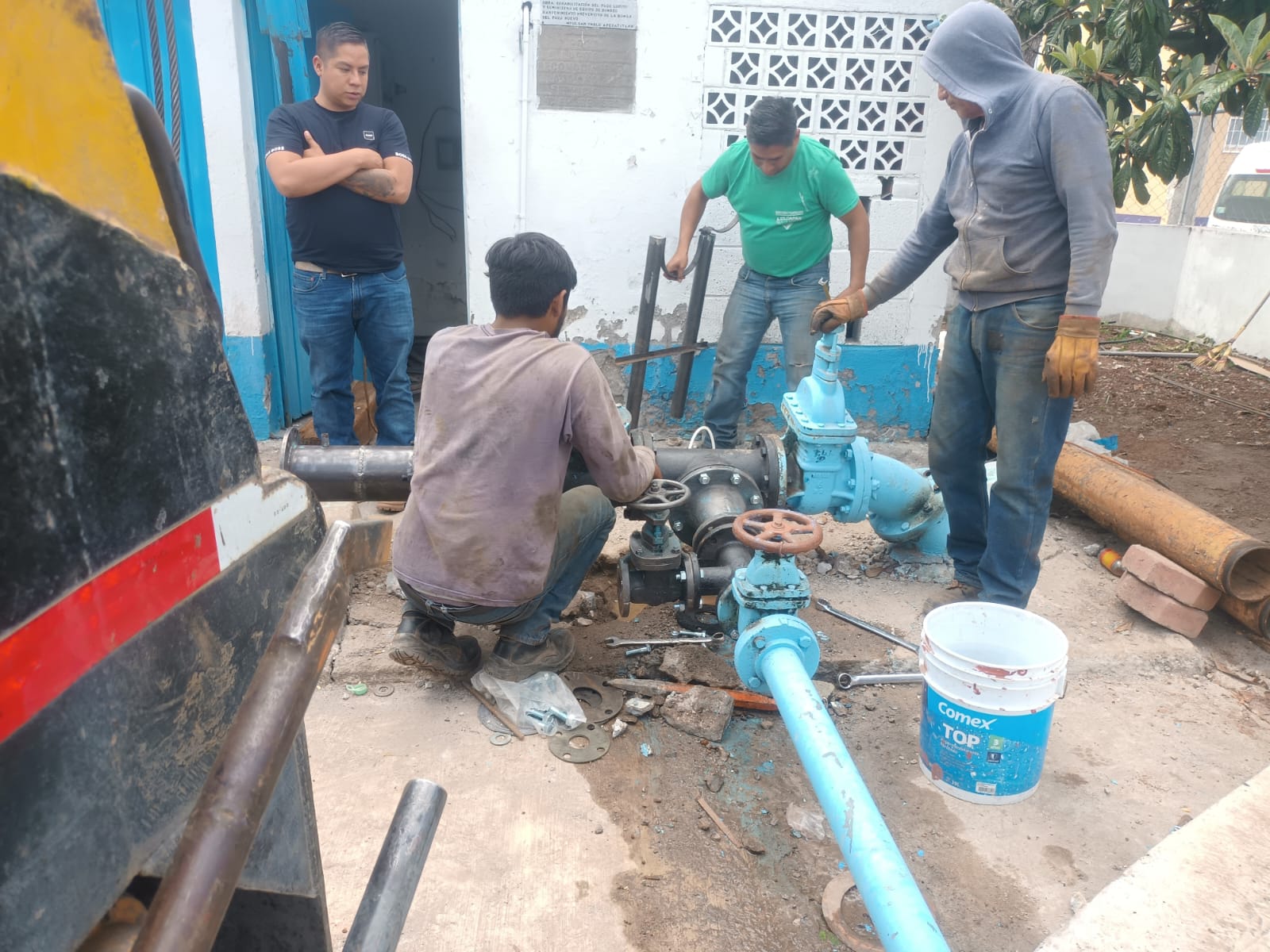 Ayuntamiento de Apetatitlán rehabilita bomba y pozo Lupito, para garantizar abasto de agua potable